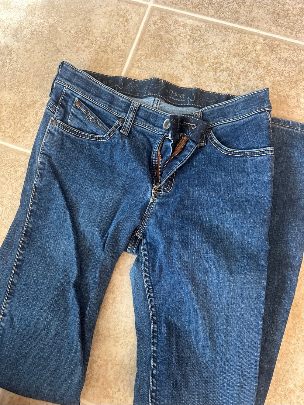 Wrangler Women's Medium Blue Skinny Jeans